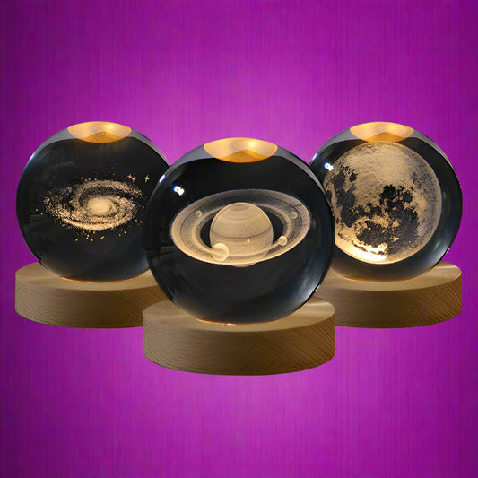 Unique 3D Crystal Ball Night Light